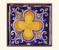 Terre di Siena Maiolica 09 15x15cm